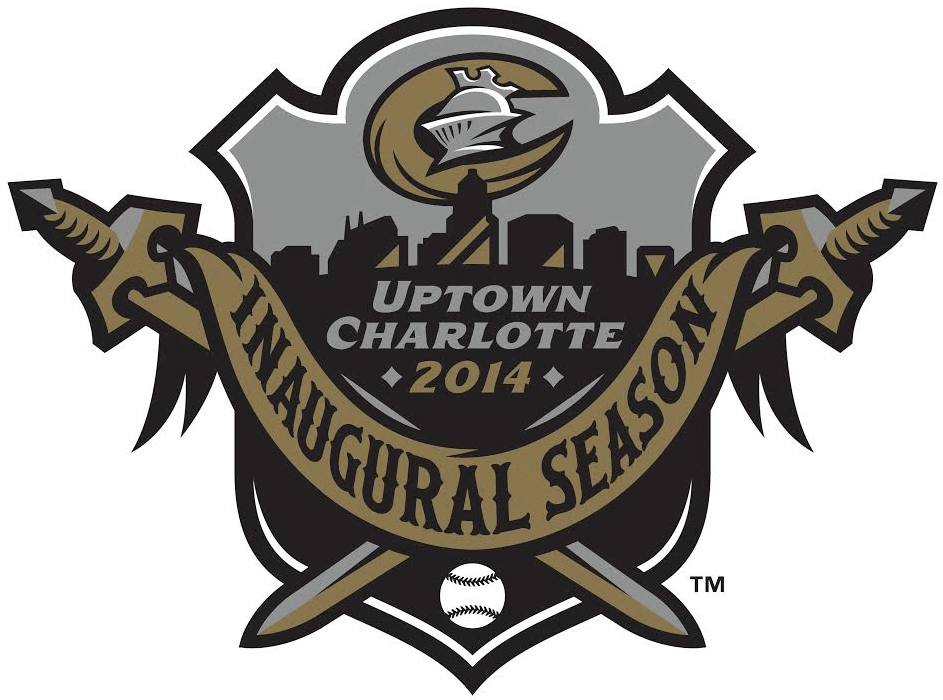 Charlotte Knights 2014 Stadium Logo iron on heat transfer